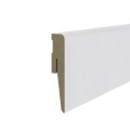 Listwa MDF 8cm MP - biała, gładka W2